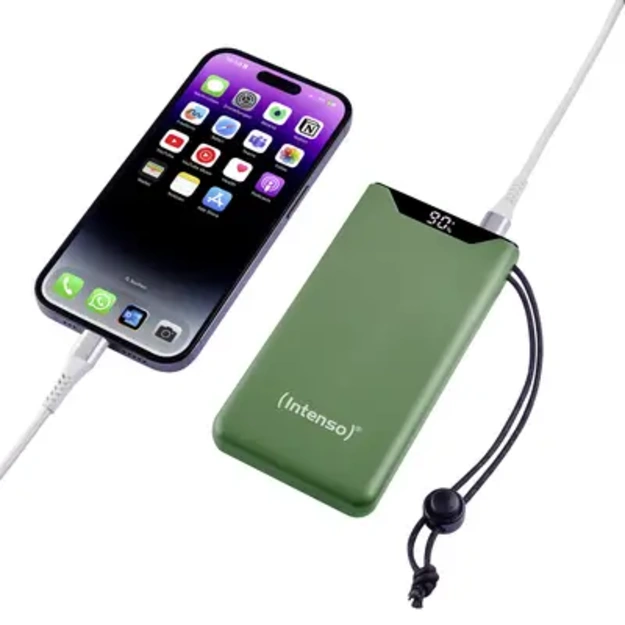 Внешний аккумулятор Intenso 10000 mAh QC3.0, green