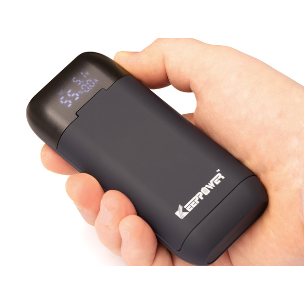 Keeppower PD2 LED akumulatoru lādētājs un powerbank