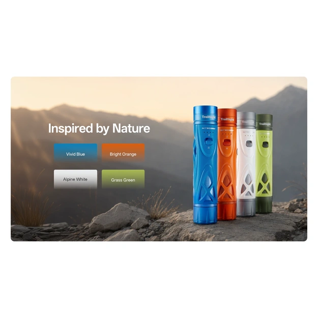 Skrie&scaron;anas lukturis &bdquo;Nitecore Trailsight&ldquo;, 1200 lm, blue
