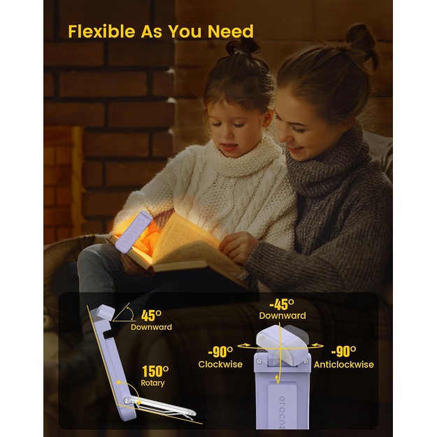Glocusent lasāmlampa, USB, ceriņkrāsas, GLCSNTBL306