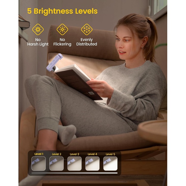 Glocusent lasāmlampa, USB, ceriņkrāsas, GLCSNTBL306