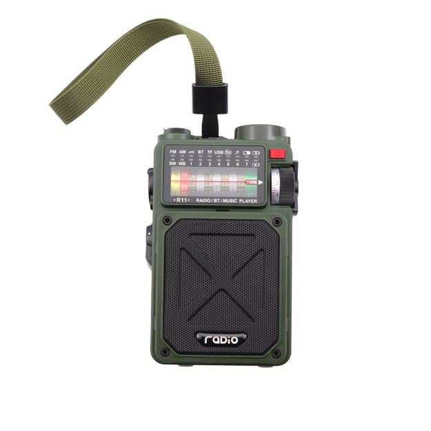 Tūrisma radio ar lukturi, ģeneratoru un 4000mAh ārējo akumulatoru (power bank)