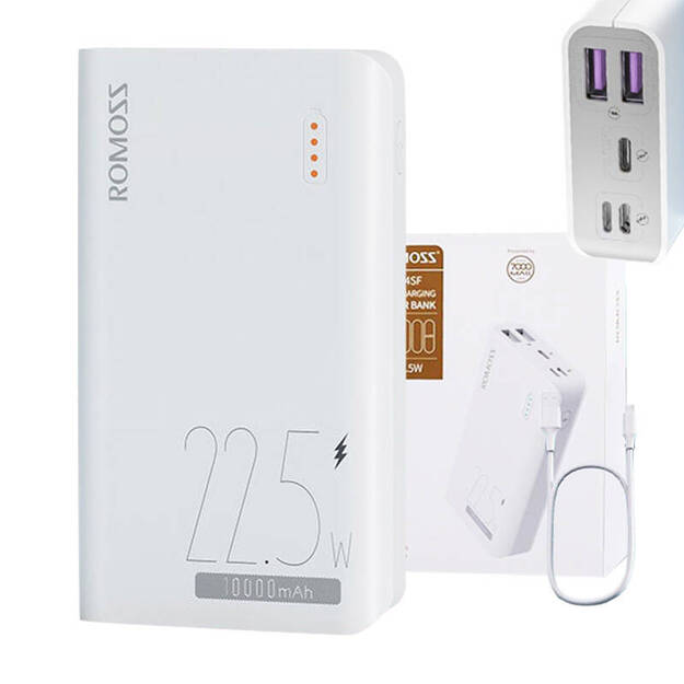 Romoss SENSE4SF 10000 mAh, 22,5 W (balta)
