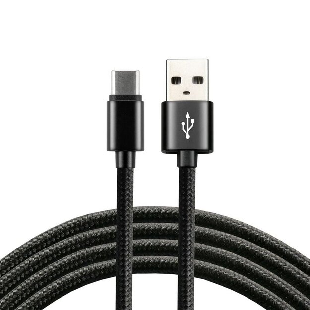 EverActive 2m pīts kabelis USB - USB-C 3A CBB-2CB