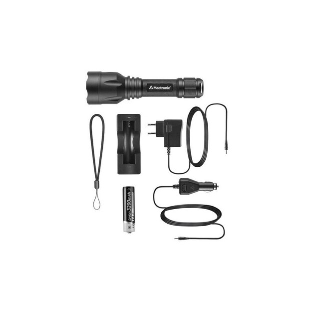 Mactronic 1550lm uzlādējams lukturītis Black Eye 1550 THH0046