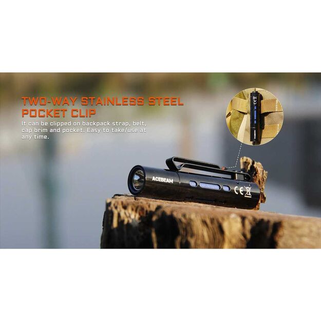 AceBeam flashlight Rider RX EDC 650LM BLUE