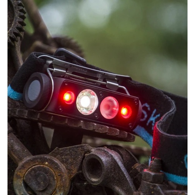 CYANSKY HS6R trīskār&scaron;as izejas uzlādējams galvenais lukturis (170 m, 1400 lūmeni)