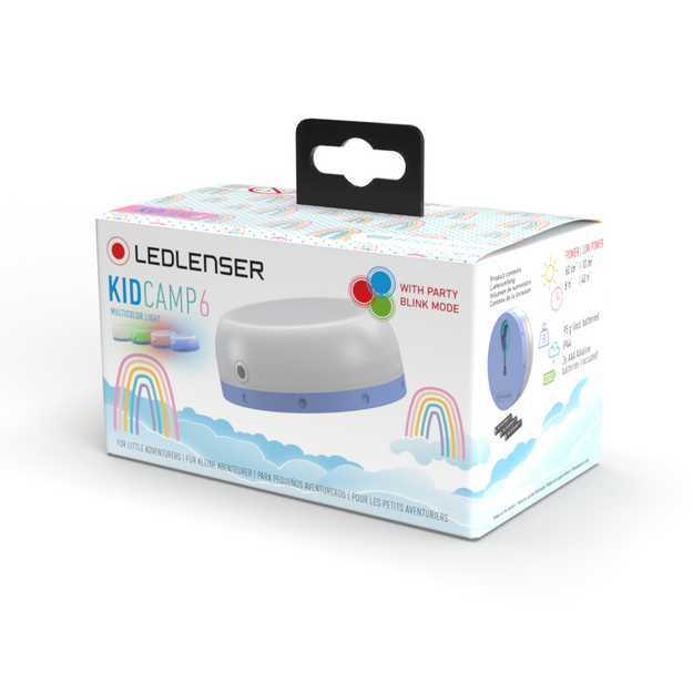 Детский походный фонарь Ledlenser Kidcamp6 502786 СИРЕНЕВЫЙ