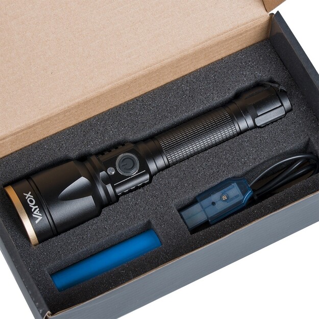 Vayox tactical flashlight XP-E LED 800lm zomm VA0027