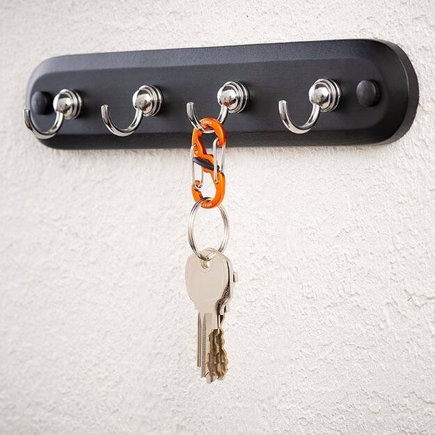 Nite Ize - S-Biner MicroLock Color Mounts / Carabiners Pack - 5 Pack - Aluminum - LSBMA-A2-5R7