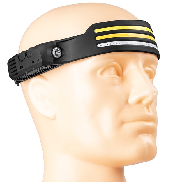 Vayox galvas lukturītis 3x COB + XPE LED VA0130