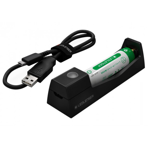 Charger and battery set for Ledlenser MH3/4/5 500986