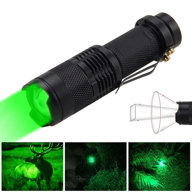 Green light flashlight
