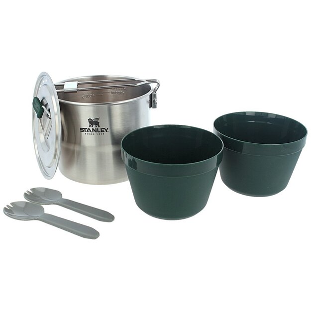 Stanley Adventure nerūsējo&scaron;ā tērauda virtuves komplekts diviem