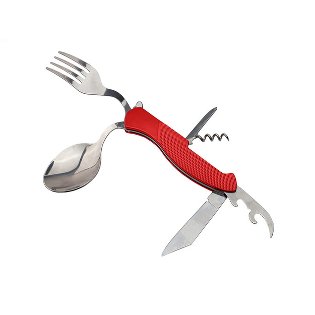 Saliekamais nazis ar dak&scaron;iņu, karoti, pudeļu atveri