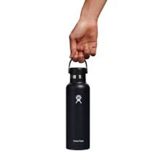Hydro Flask Standard Flex Cap Travel Bottle 621ml Black S21SX001
