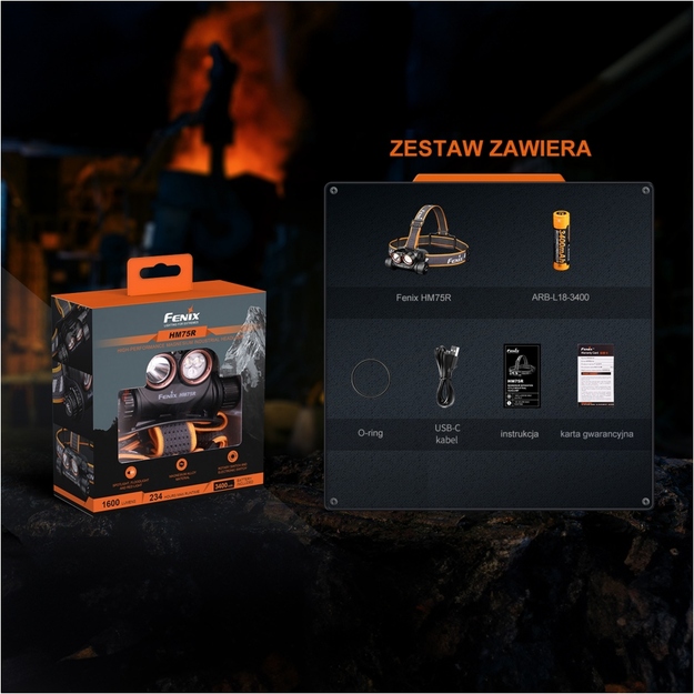 Fenix ​​​​​​HM75R SE lukturītis