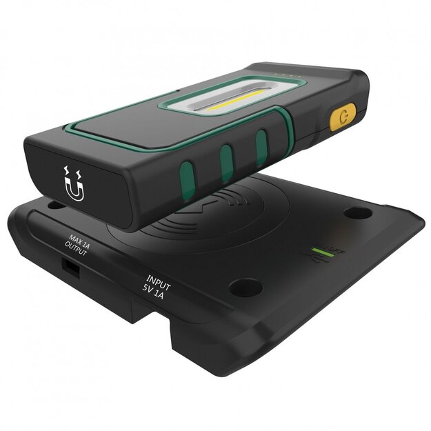 SATA lampa darbam COB LED 3+1W ar bezvadu uzlādi