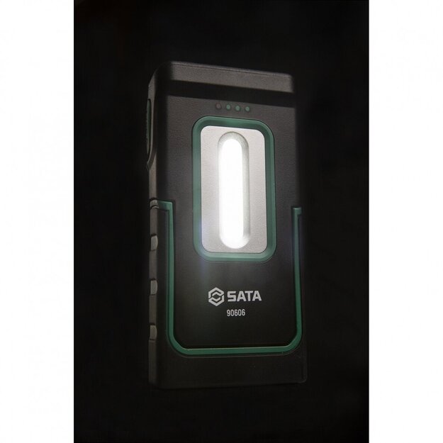 SATA lampa darbam COB LED 3+1W ar bezvadu uzlādi