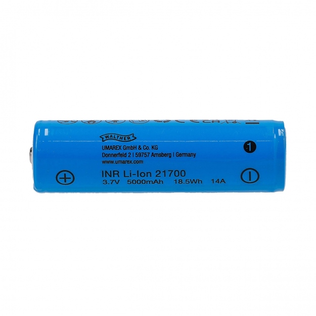 Walther 21700 Li-Ion akumulators 5000 mAh 3.7V 3.7154