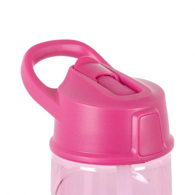 Littlelife Flip Top ūdens pudele 550 ml - Rozā krāsā