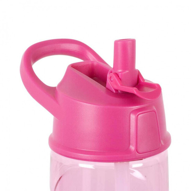Littlelife Flip Top ūdens pudele 550 ml - Rozā krāsā