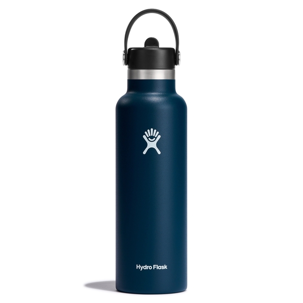 Hydro Flask Standard Flex Straw Cap ceļojumu pudele ar salmiņu S21FS461 Indigo