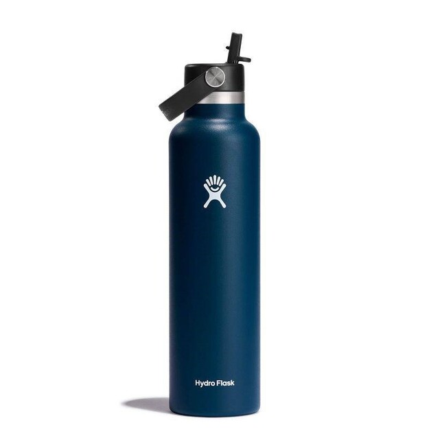 Hydro Flask Standard Flex Straw Cap ceļojumu pudele ar salmiņu S21FS461 Indigo