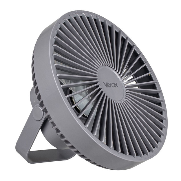 Vayox Portable Rechargeable Fan with Lighting 6xSMD VA0337G