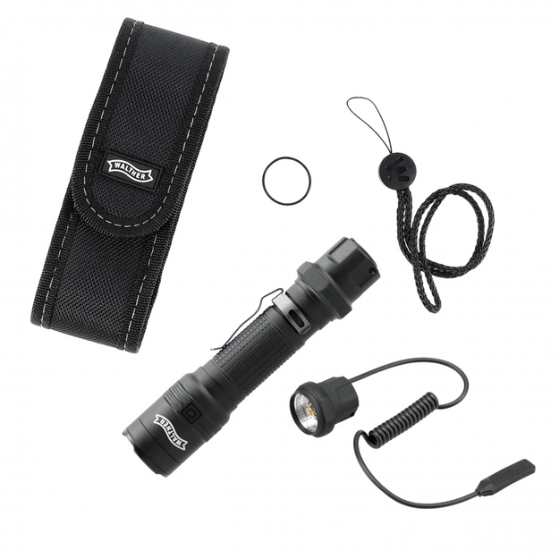 Walther TFC1 flashlight and 300 mm remote control switch set