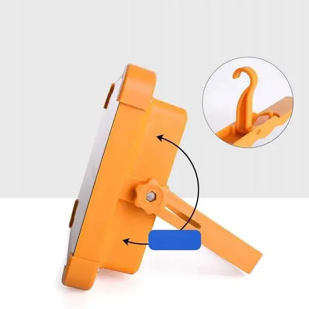 LED Prožektors ar Saules Paneli, Pārnēsājams, ar Power Bank Funkciju (USB-C), 150W