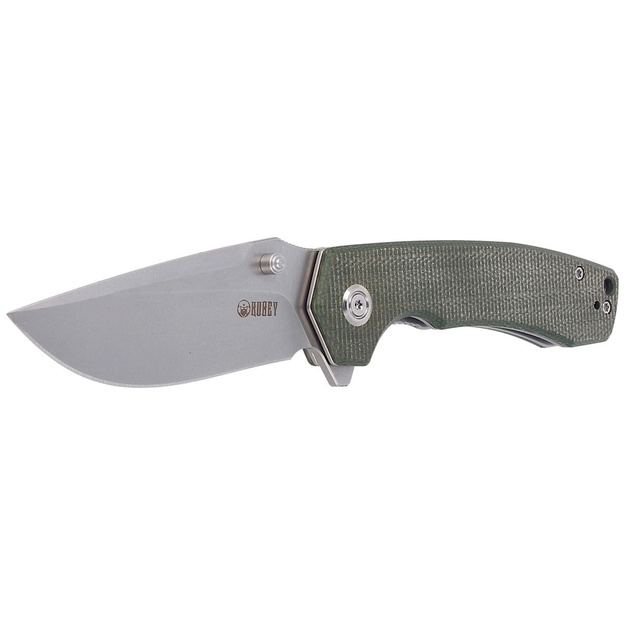 Kubey Green Micarta folding knife D2 (KU901C)