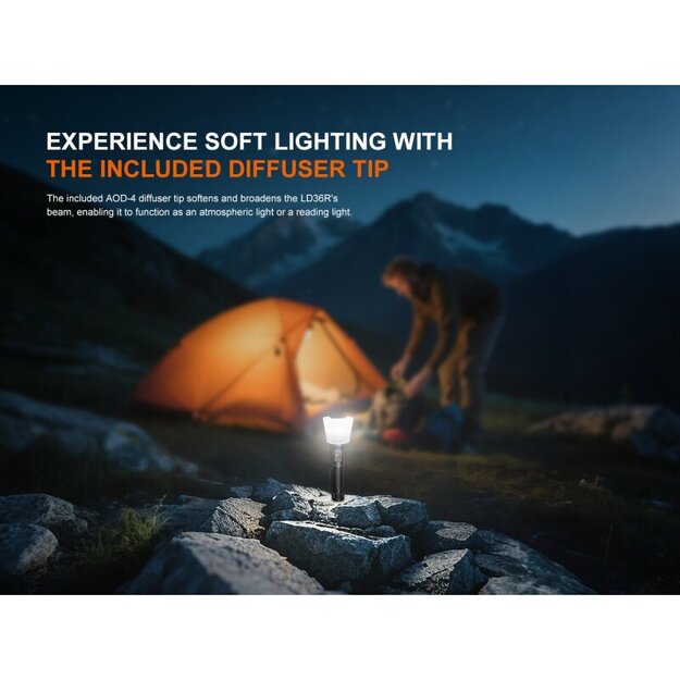 Fenix LD36R LED lukturītis, melns