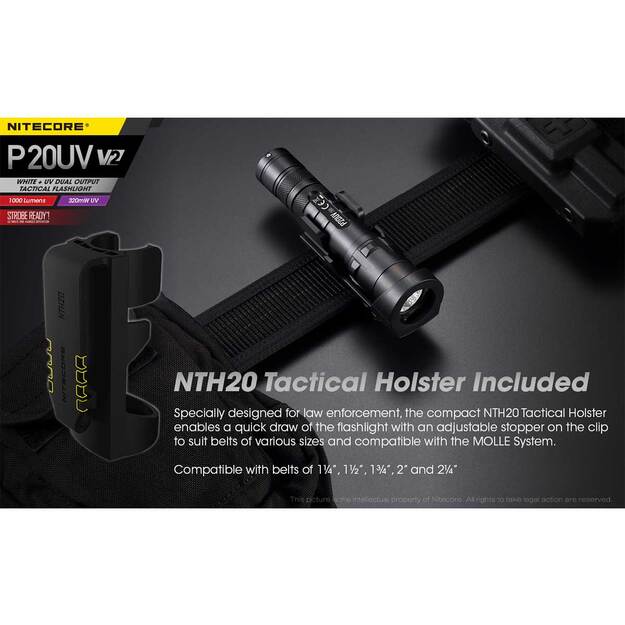 Nitecore P20UV V2.0 lukturis