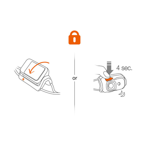 Petzl Bindi žibintuvėlis, oranžinis