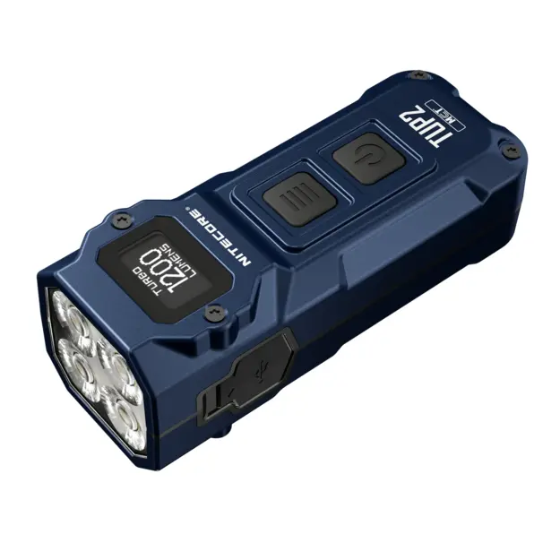 Nitecore TUP2 Lukturītis 1200 lm, MCT, OLED zils