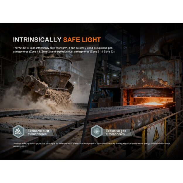 Fenix WF30RE Lukturītis sprādzienbīstamai videi