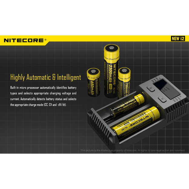 Nitecore NEW i2 lādētājs