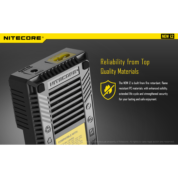 Nitecore NEW i2 lādētājs
