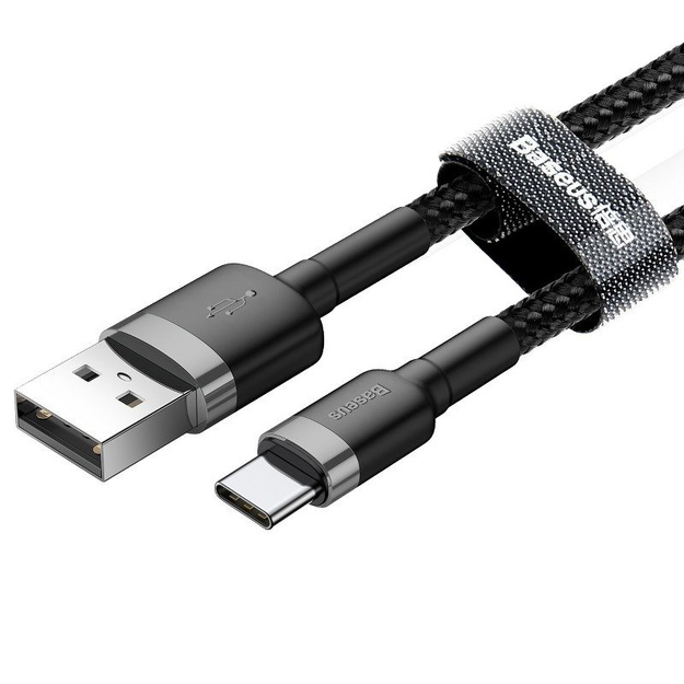 Baseus Cafule cable USB-C 2A 2m (Gray+Black)
