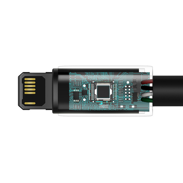 Baseus Tungsten Gold Cable USB to iP 2.4A 2m (black)