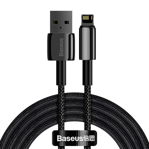 Baseus Tungsten Gold Cable USB to iP 2.4A 2m (black)