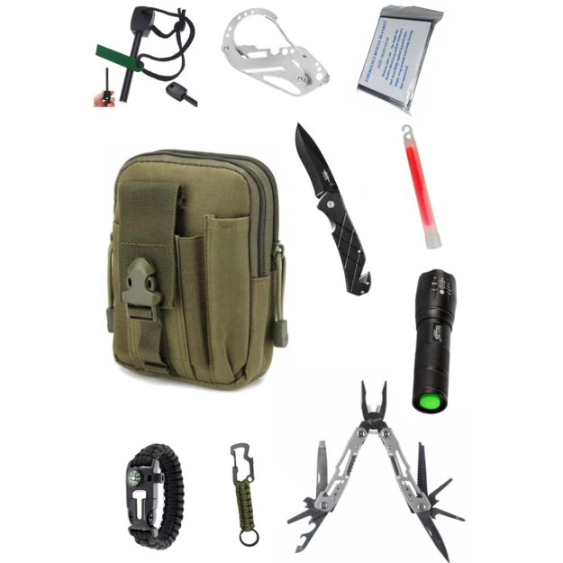 Izdzīvo&scaron;anas komplekts ārkārtas situācijām un dabai