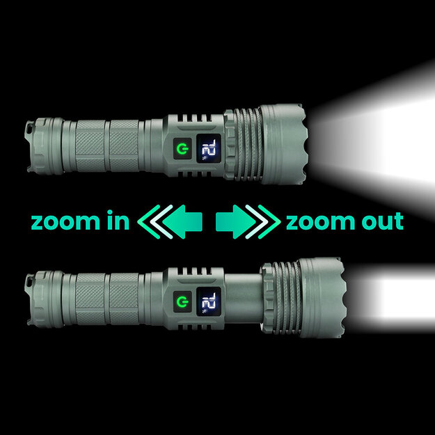 EverActive FL-1500R Scope uzlādējams LED portatīvais lukturis