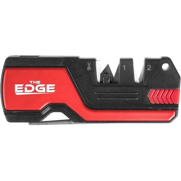 THE EDGE bushSHARP nažu asināmais + kramens, sarkans