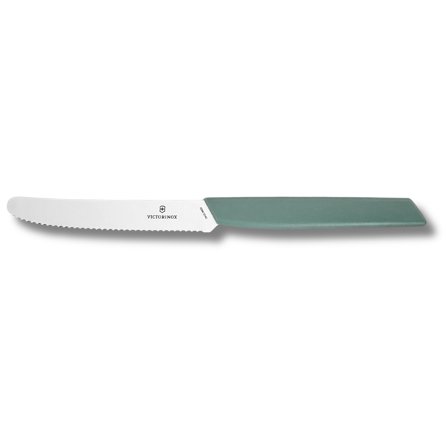 Victorinox Swiss Modern Sage virtuves nazis ar zobainu malu 11 cm 6.9006.11W43