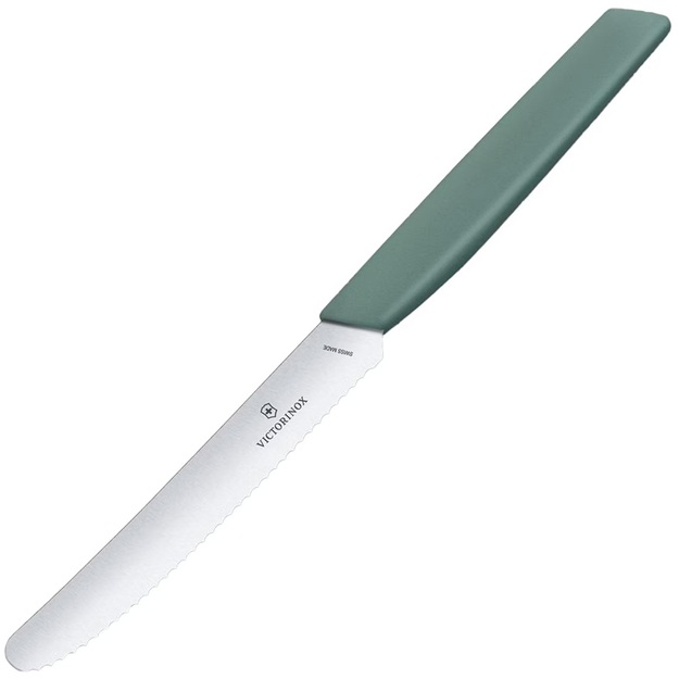 Victorinox Swiss Modern Sage kitchen serrated knife 11 cm 6.9006.11W43