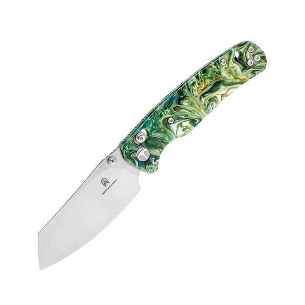 Bestechman saliekamais nazis  Cicada s Wing  zaļ&scaron; raibs BMK06P