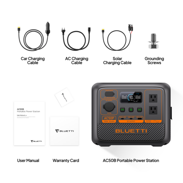 BLUETTI AC50P Portable power station 700W 504Wh LiFePO4