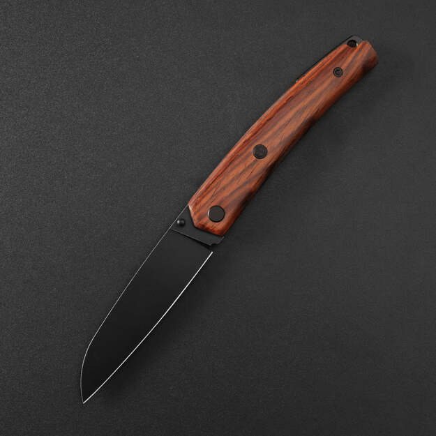 Petrified Fish Patte V2 folding knife PF719COWODW